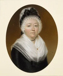 Porträt von Mrs. James Diman, 1750-1770